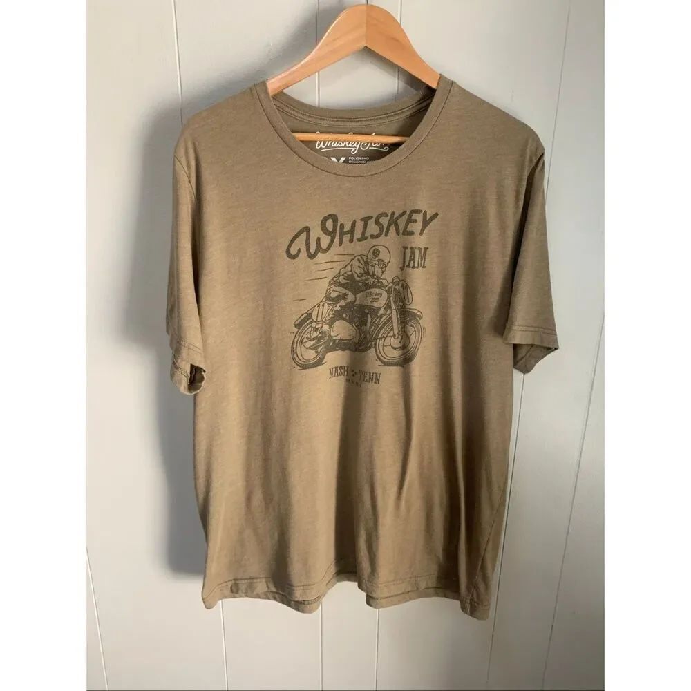 Nashville Whiskey Jam Military Moto Rider Tee 2X